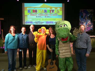 La-La-Lisa and the Big Green Alligator Band.